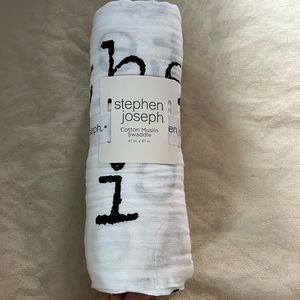 NWT Cotton Muslin Swaddle Stephen Joseph